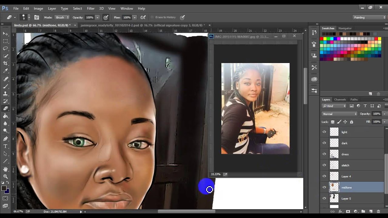 best realistic digital painting ( illustration ) tutorial