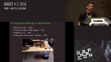 DEF CON 24 - Anthony Rose, Ben Ramsey - Picking Bluetooth Low Energy Locks From a Quarter Mile Away