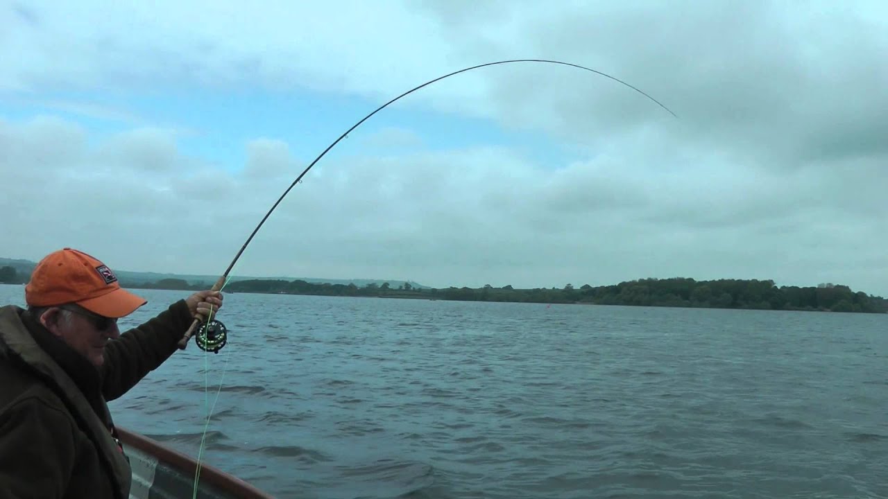 Fly fishing for trout on Chew Valley Lake May 2015 ''Dorset Days and