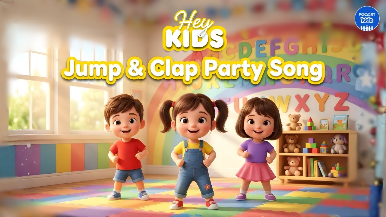 Jump & Clap Party Song! 🎉 | Fun Kids Dance Song for Toddlers ...