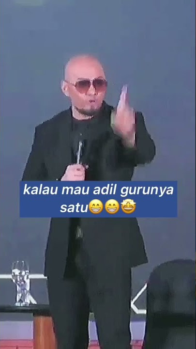 DEDY CORBUZIER , sekolah mengajarkan kita jadi bodoh