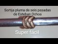 Sortija pluma de seis pasadas de Esteban Ochoa