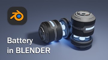 battery modeling in blender