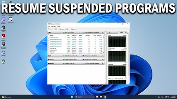 How To Resume Suspended Programs on Windows 10/11 - Easy Fix