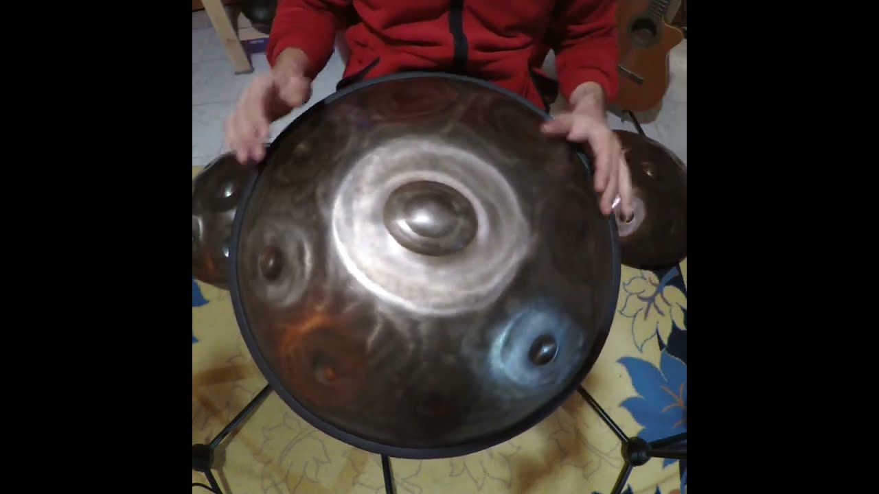 Α (La) Hijaz 12 | Sympan Handpan | Stainless steel