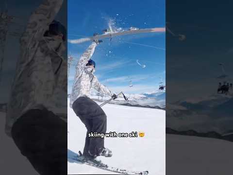 two’s a party, one’s a performance 🔥 #buhsch #skiing #redbull #freestyle