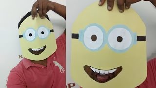 How to Make a Mask | How to make Minion Mask
