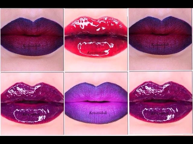 Tutorial de maquillaje: Labios intensos, bicolor y en degrade -  Juancarlos960 - YouTube