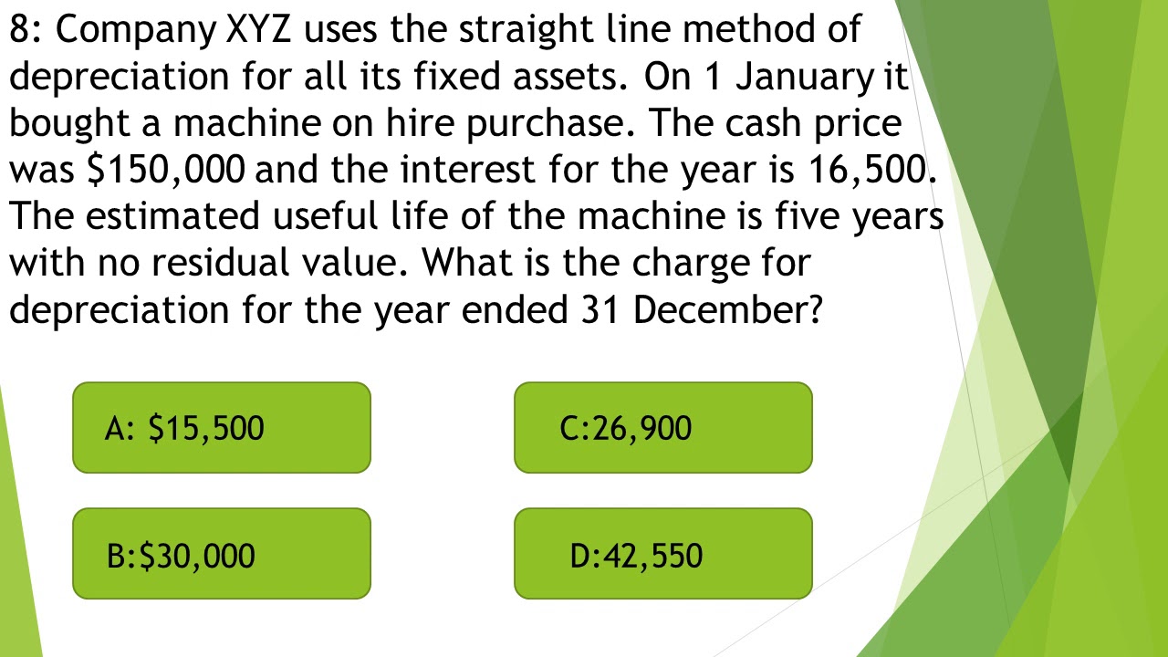 Depreciation and disposal of non current assets - YouTube