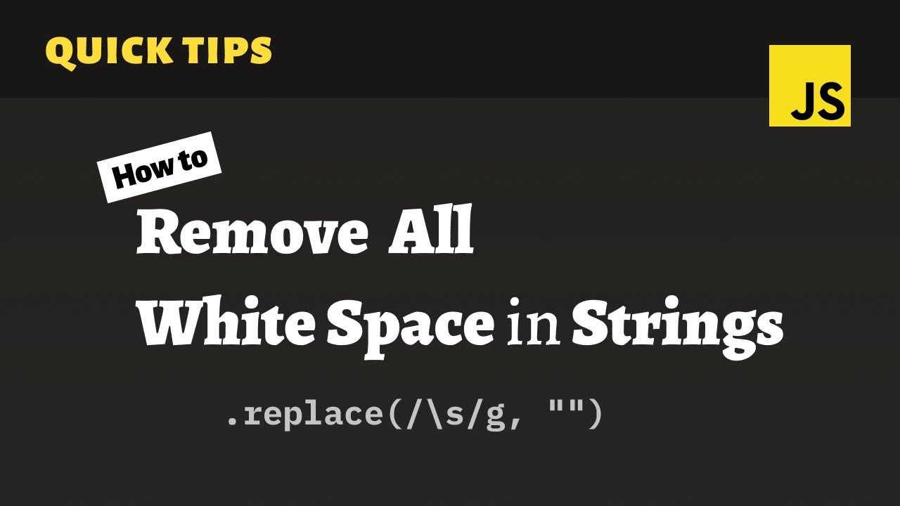 Javascript Regex Whitespace