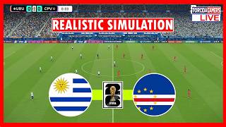Uruguay vs Cabo Verde | FIFA World Cup 2026 | eFootball PES 2021 Simulation