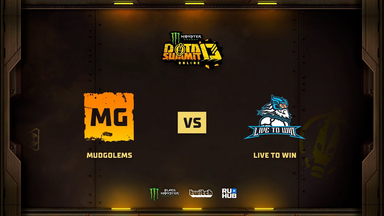Mudgolems vs Live to Win, Monster Energy DOTA Summit 13: EU/CIS, bo3, game 1 [Maelstorm & Lost]