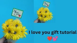 l love you gift tutorial/valentine/love / valentine day gift
