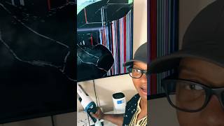 HOW TO FIX BROKEN CRACKED TV SCREEN WITH LINES WITHOUT REPLACING THE SCREEN! #brokenscreen #ifixit