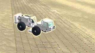 Distance Separated Simultaneous Sweeping Animation