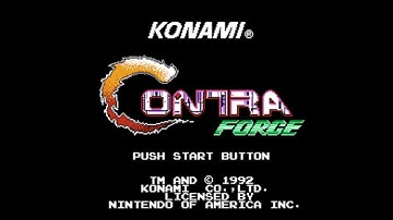 Contra Force - Nintendo Entertainment System - Intro & Title Screen