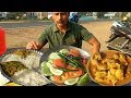 Outside Lunch (Dhaba Hotel) | Spicy But Tasty Food - Chicken Gilamete - Khoira Ilish - Katla Fish