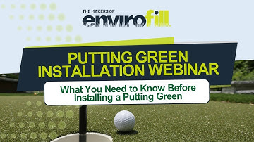 How to install a Putting Green? | Resources for Landscapers | Motz