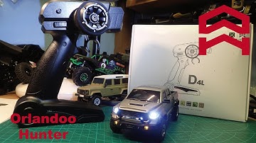 Orlandoo Hunter D4L radio + light- and sound system in the 1/32 Toyota Tundra OH32P02