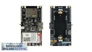 LILYGO® TTGO T-SIM7600E-H ESP32 LTE Cat4/1 4G SIM7600G-H R2 Module ESP32-WROVER WiFi Review