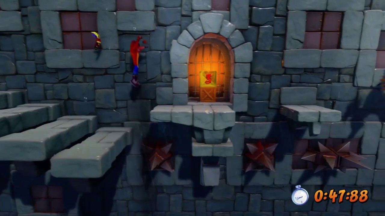 Crash Bandicoot Stormy Ascent Gold Relic
