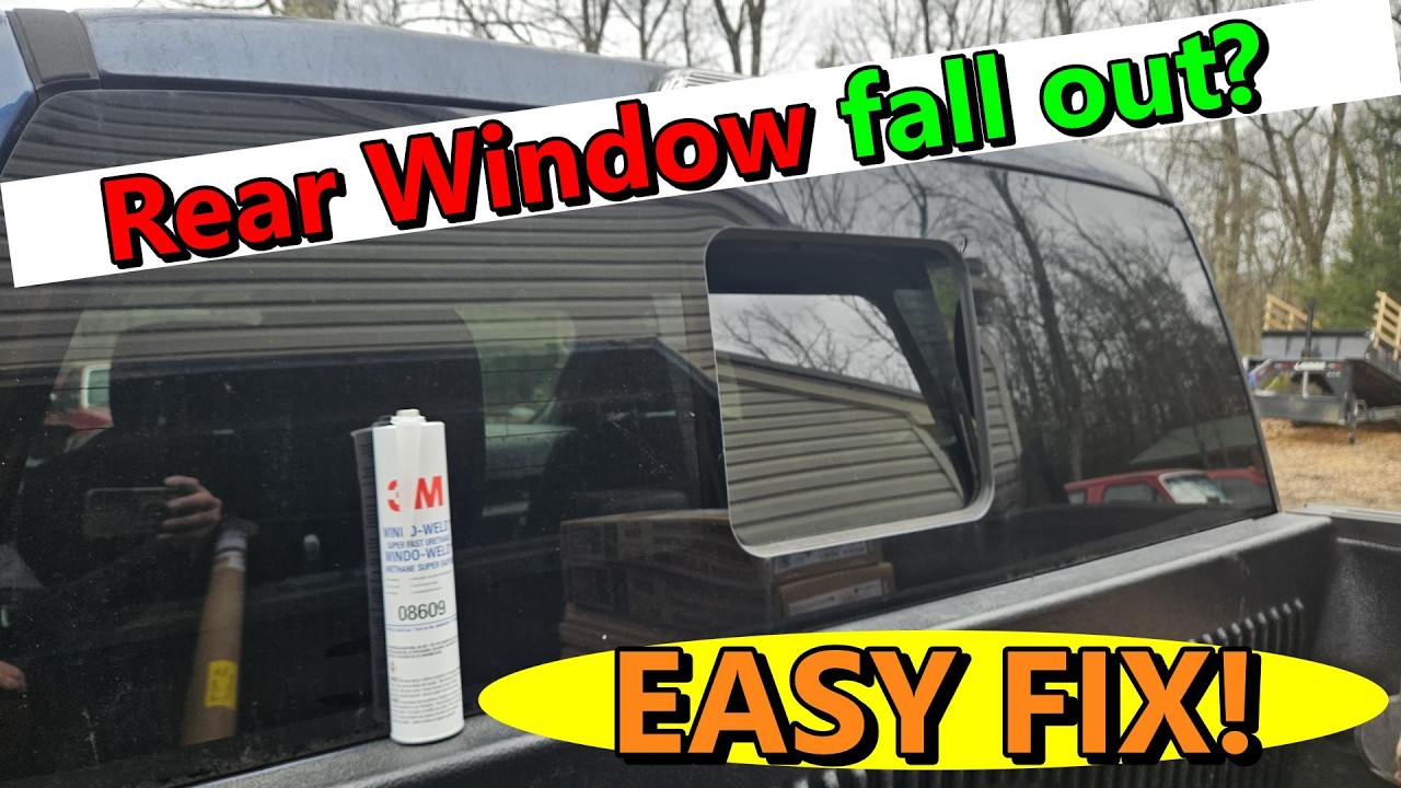 F150 REAR WINDOW FIX - EASY!! - YouTube