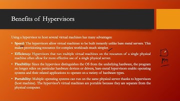 Benefits of the Hypervisor | Lecture - 25
