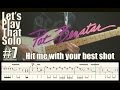 Lspts7 hit me with your best shot pat benatar  guitar solo cover