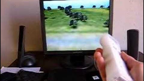 Testing Wii Remote with 3Dengine