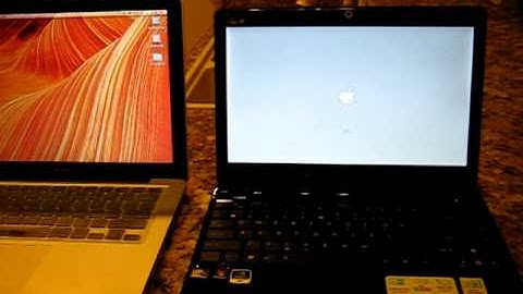 2 Netbooks and a MacBook bootup to OS X Part 02
