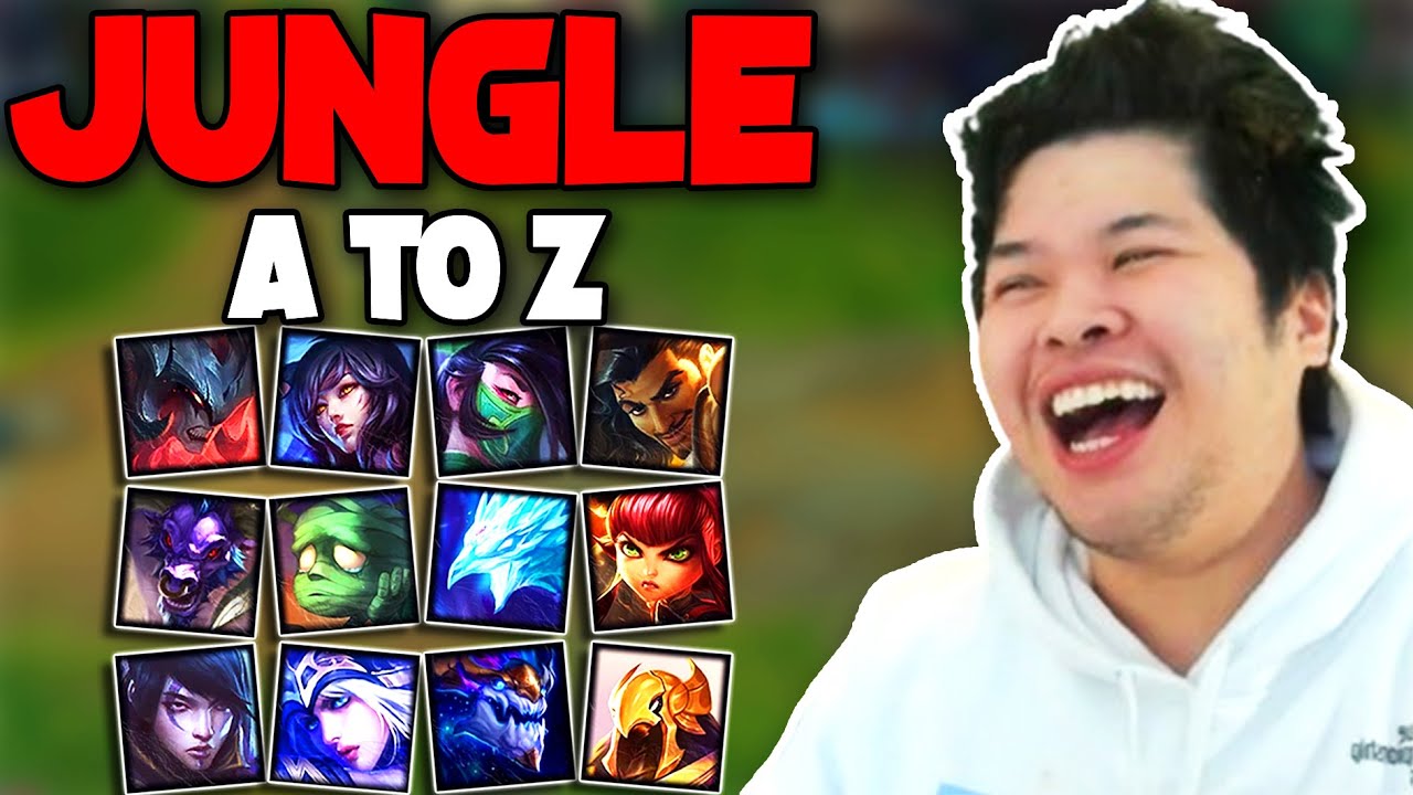 Playing Every Champion in the Jungle for Season 14 starting with A A to Z Jungle Challenge