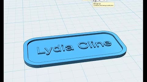 123D Design: Model a Business Card for 3D Printing