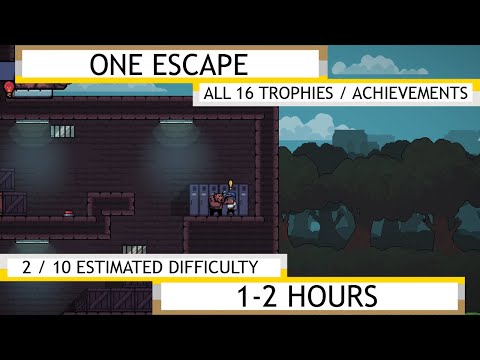 One Escape - Platinum / Achievement Guide 100% Walkthrough [No Commentary]