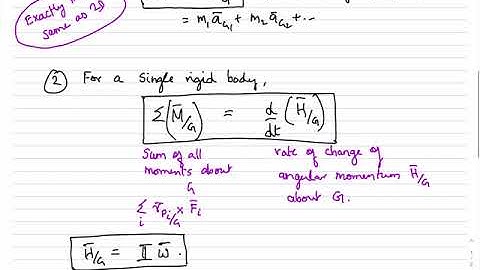 ME7230. March 23. 3D dynamics: basic Newton-Euler equations
