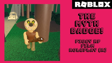 How To Get "THE MYTH" BADGE + MAPLE DONUT MORPH/SKIN in PIGGY RP FILM ROLEPLAY (R) | Roblox