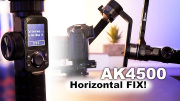 Feiyu AK4500 Calibration | Horizontal FIX!