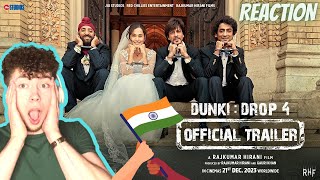 Foreigner Reacts to DUNKI DROP 4 REACTION 🇮🇳 Shah Rukh Khan | Rajkumar Hirani | Taapsee | Vicky
