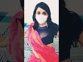 Crossdresser in saree teasing 