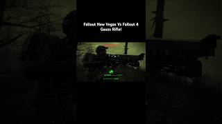 Fallout New Vegas Vs Fallout 4 Gauss Rifle!