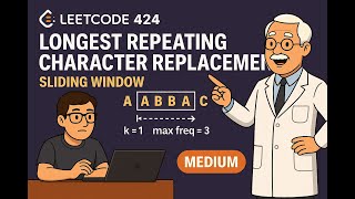 HOW - LeetCode 424 | Longest Repeating Character Replacement [medium]