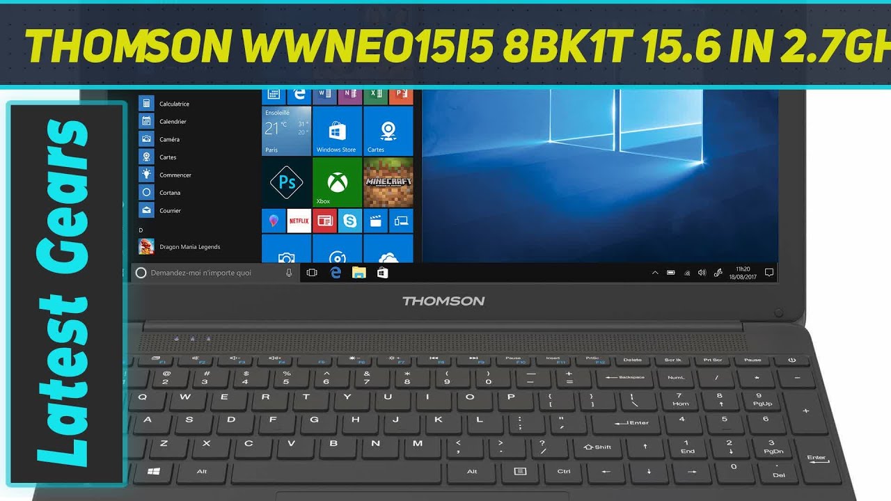 PC Portable Ultrabook - THOMSON - 15,6 FHD - Intel Core i5 - RAM