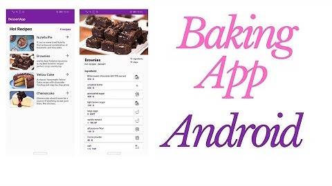 Baking App - Native - Android [ 1080p Full HD ]