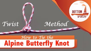 How to tie an Alpine Butterfly Knot :- Twist Method screenshot 5