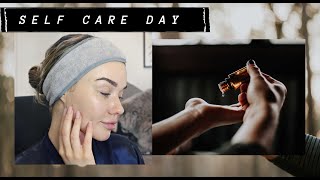 self care day// at home facial and pampering for dry skin