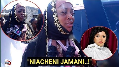 NICOLE ANGUA KILIO KATIKATI YA MAHOJIANO ASHINDWA KUONGEA KISA KIFO CHA TESA,"NI MAMA YANGU JAMANI."