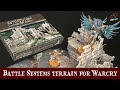 BATTLE SYSTEMS TERRAIN FOR WARCRY - Unboxing Review - Terrain Build & Game Test On The Battlefield