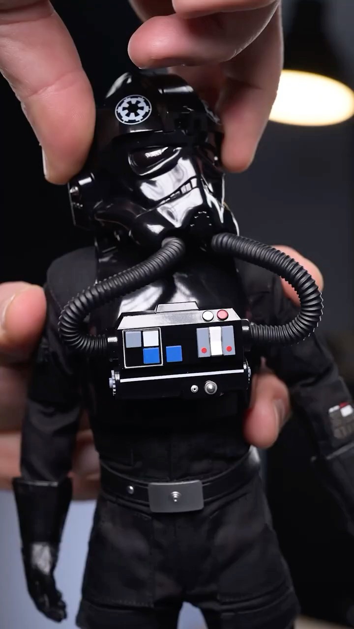 FIRST LOOK Hot Toys TIE Fighter Pilot Star Wars Figure Unboxing