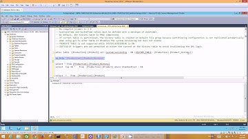 SQL Server 2016:: Temporal Table Implementation Part - 2