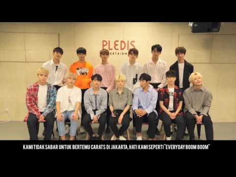 2017 SEVENTEEN 1st WORLD TOUR "DIAMOND EDGE" IN JAKARTA VIDEO GREETINGS