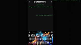 Anew series for minecraft tutorials Excalidraw #foryou #excalidraw #minecraft #shorts #youtubeshorts